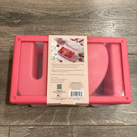 CWC Red Heart-Shaped Snack Box - Picture 3 of 3